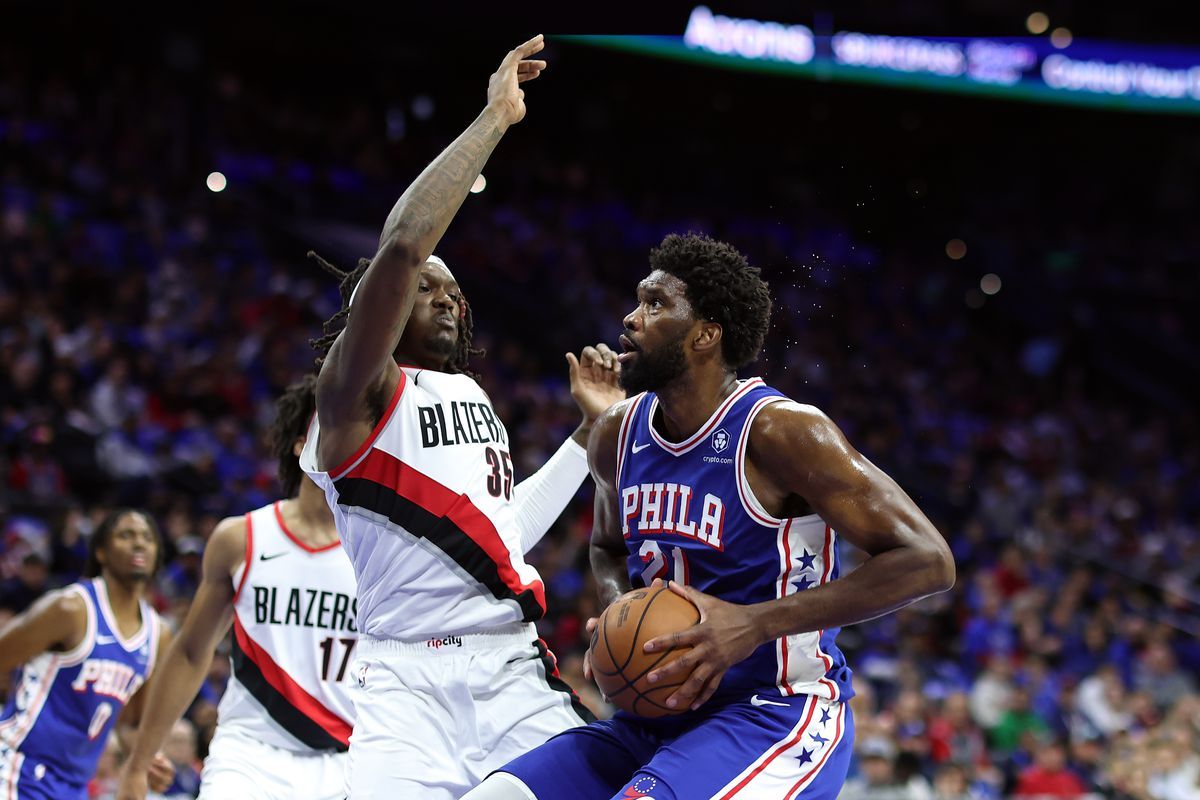 Philadelphia 76ers at Portland Trail Blazers at Moda Center