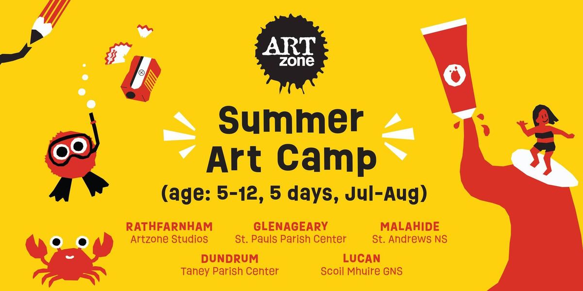 Artzone Summer Camp (Glenageary): 8-12 July 2024