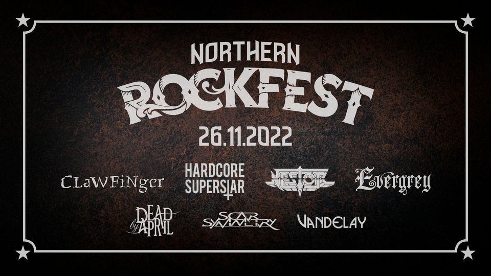 NORTHERN ROCKFEST 2022, Nolia, Örnsköldsvik, 26 November to 27 November