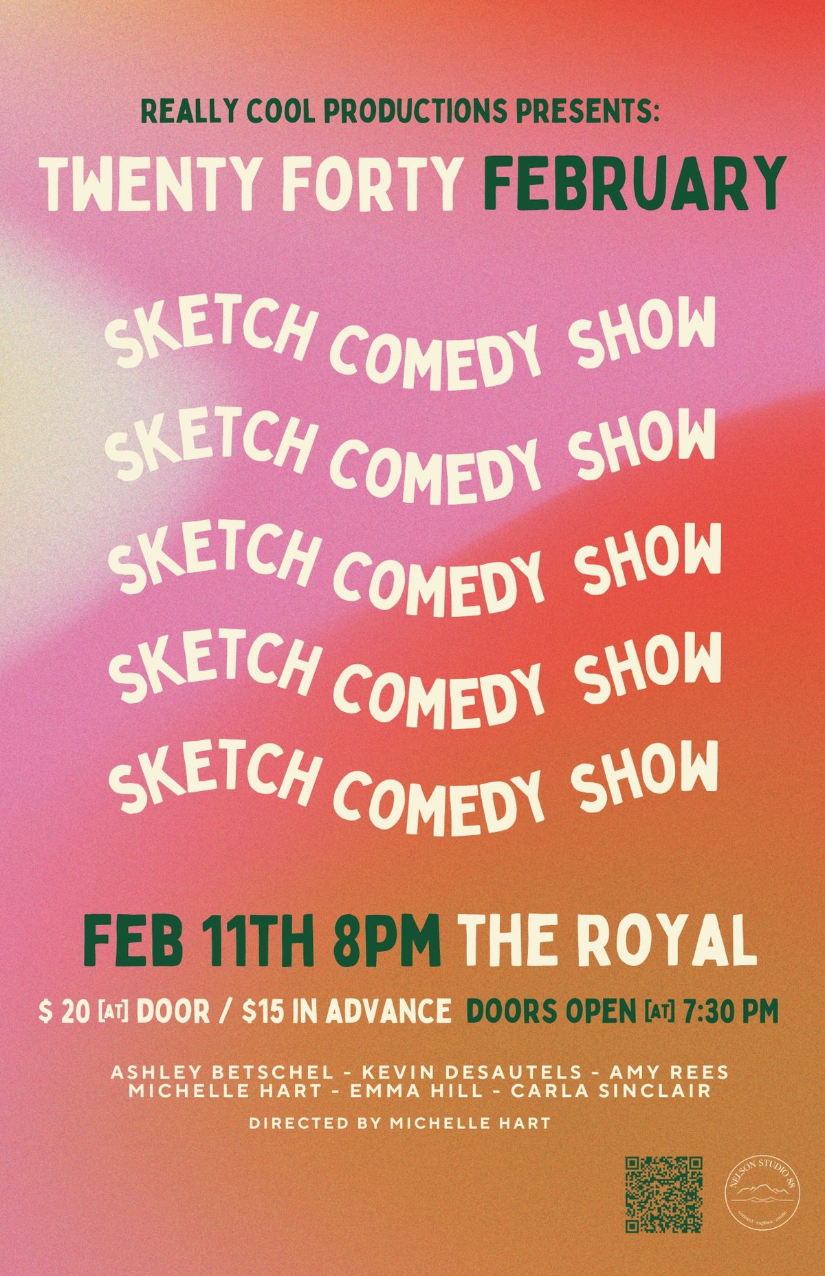 20\/40 Sketch Comedy Feb Edition @ The Royal