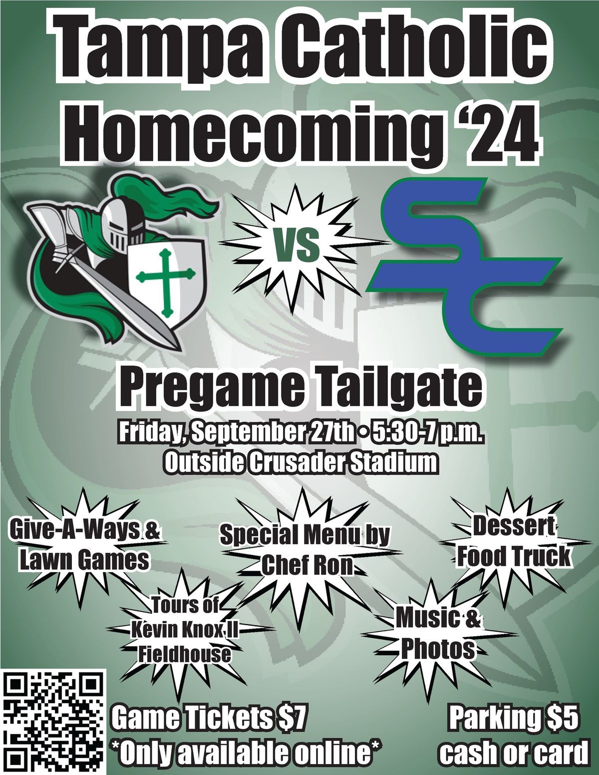 Homecoming 2024 Pregame Tailgate