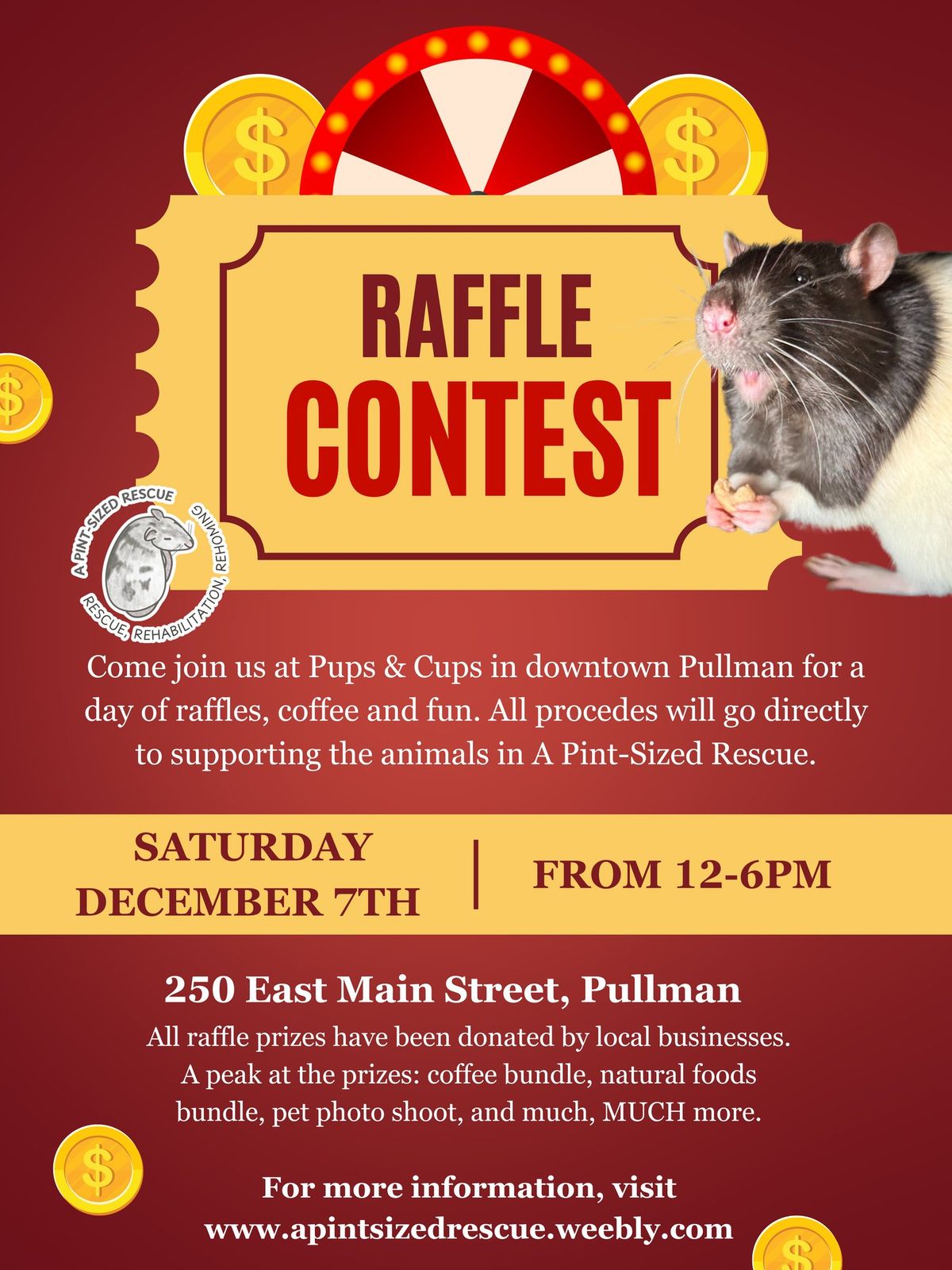 A Pint-Sized Rescue's Fall Raffle Fundraiser