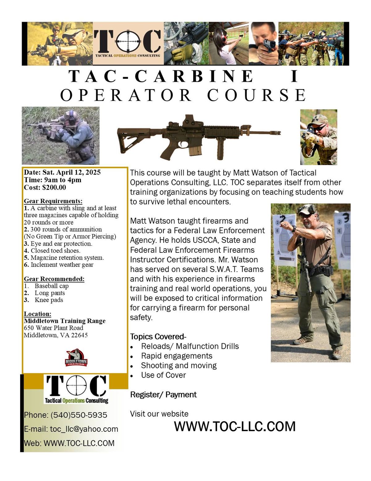 Tactical Carbine 1