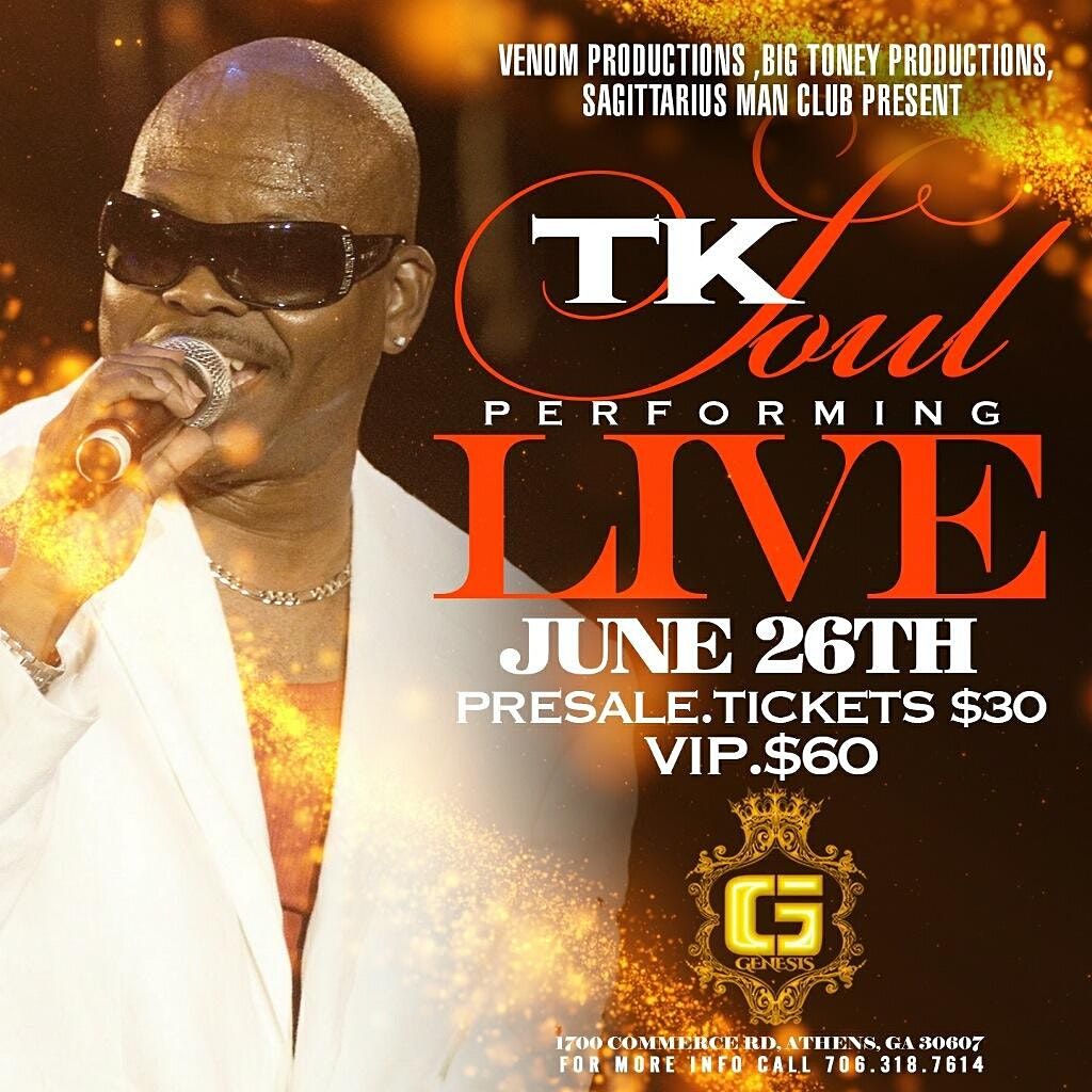 TK SOUL LIVE IN CONCERT, GENESIS, Athens, 26 June 2021