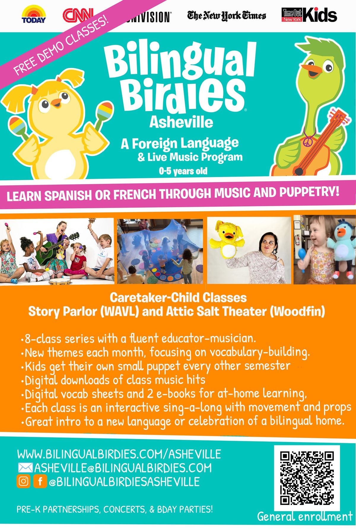 FREE DEMO! Musical Spanish Class For Littles & their Adults