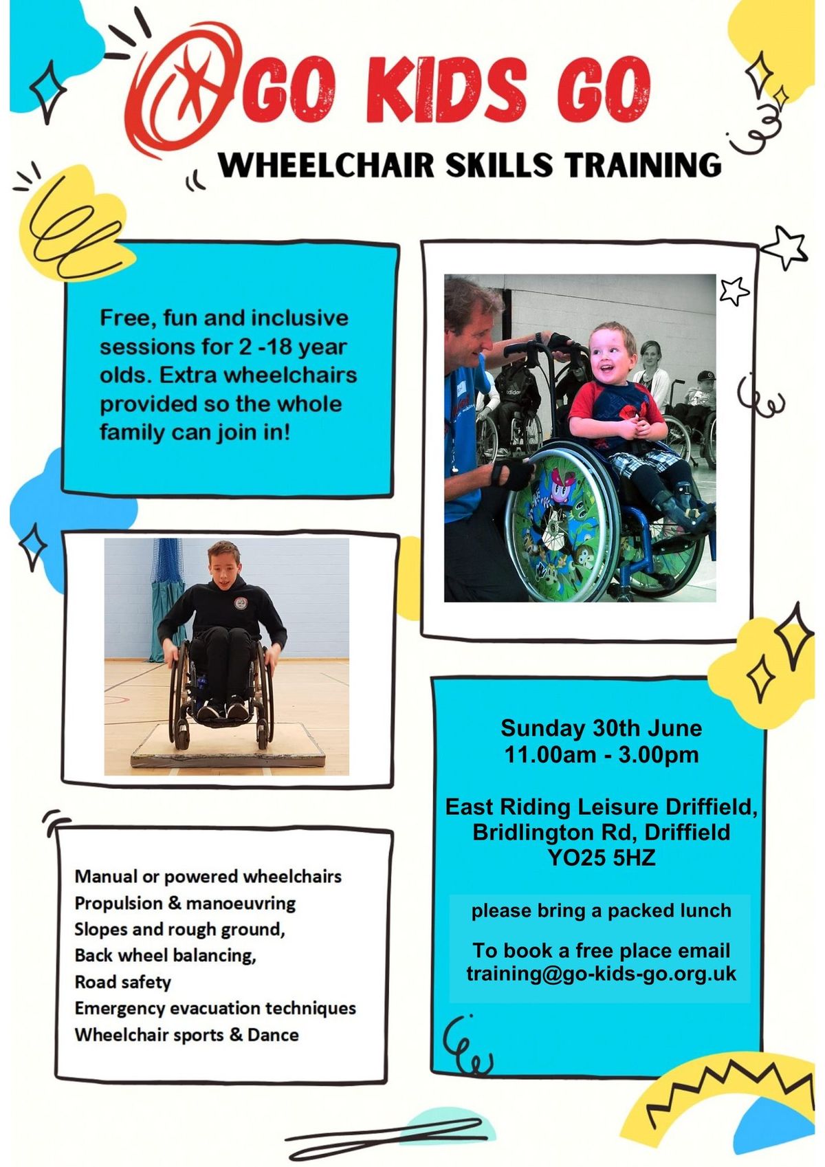 Driffield Wheelchair Training Session