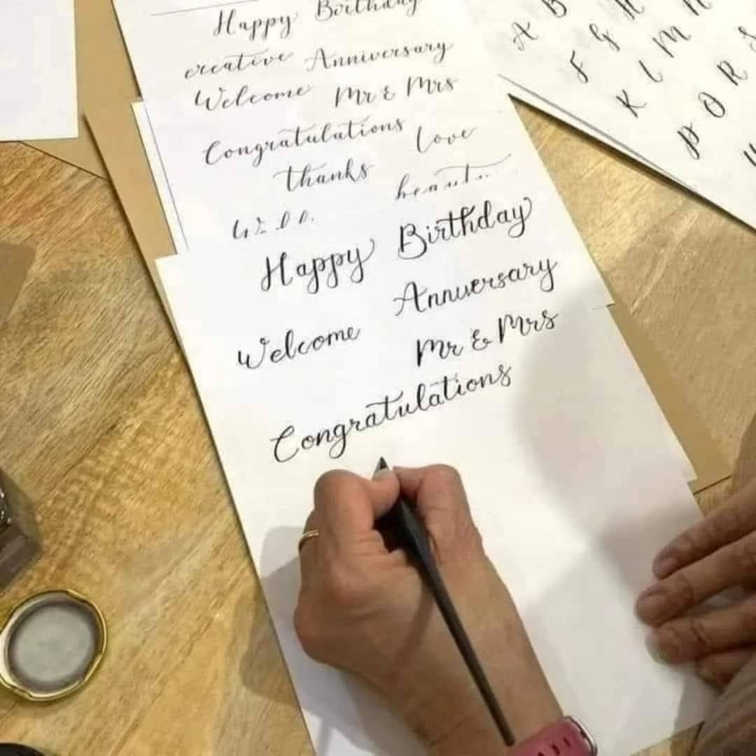 Modern Calligraphy Workshop with Coreen