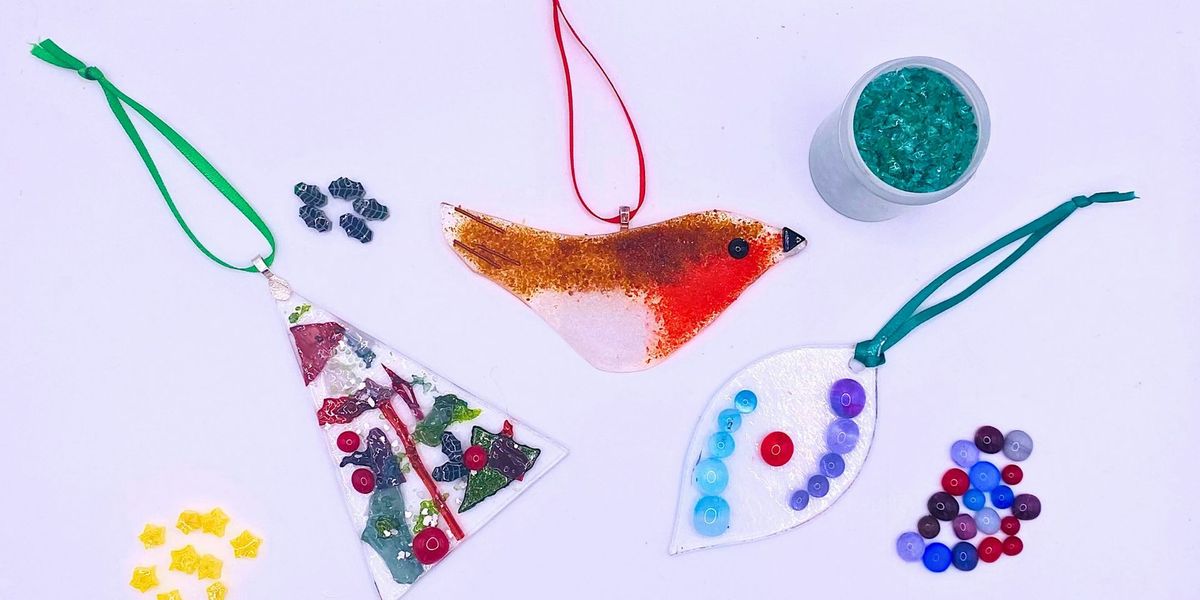 Fused Glass Festive Decorations