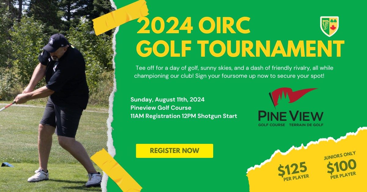 OIRC 2024 Golf Tournament