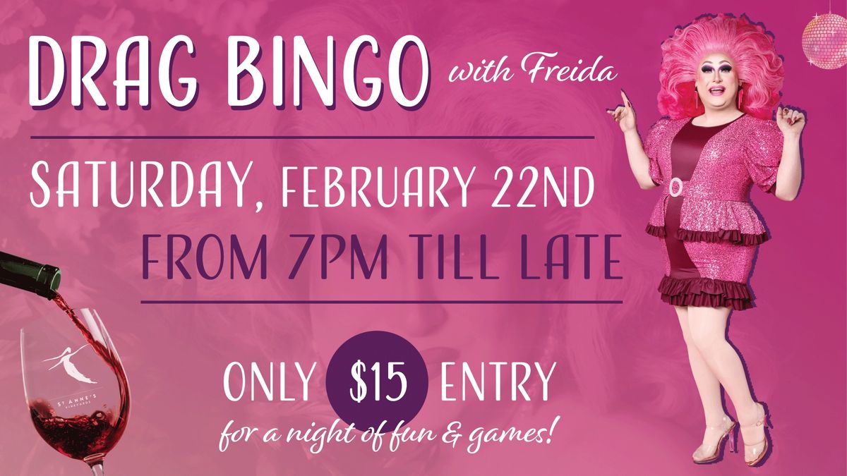 Drag Bingo with Freida is coming back!