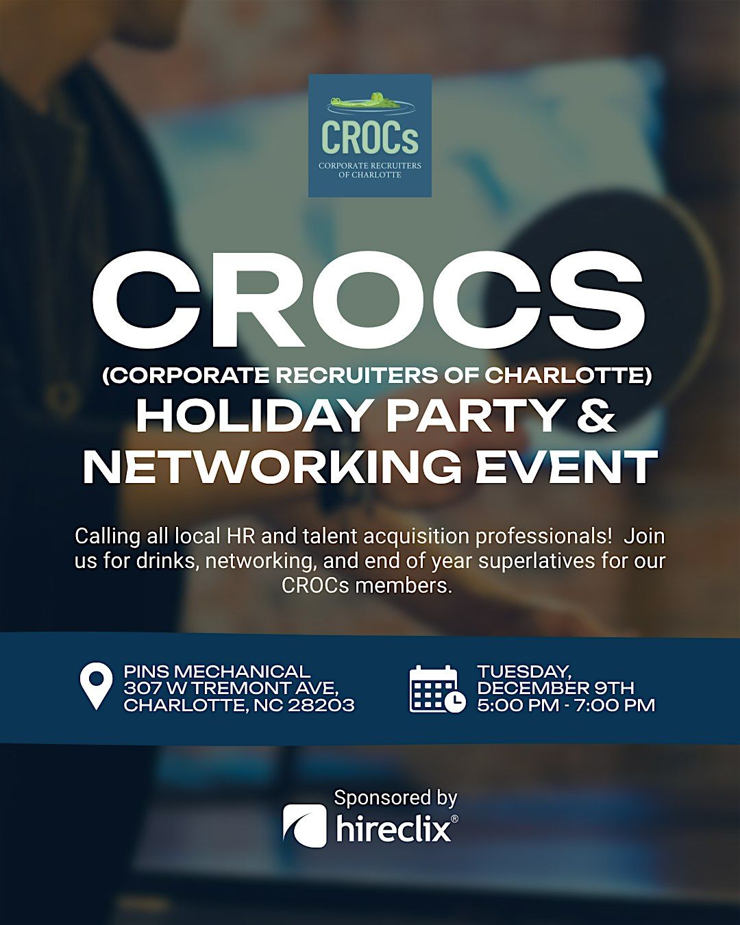 CROCs Holiday Party and Networking Event