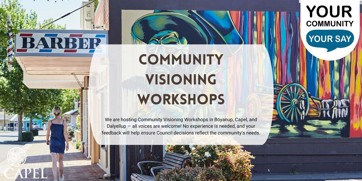 Community Visioning Workshops- Capel (Afternoon)