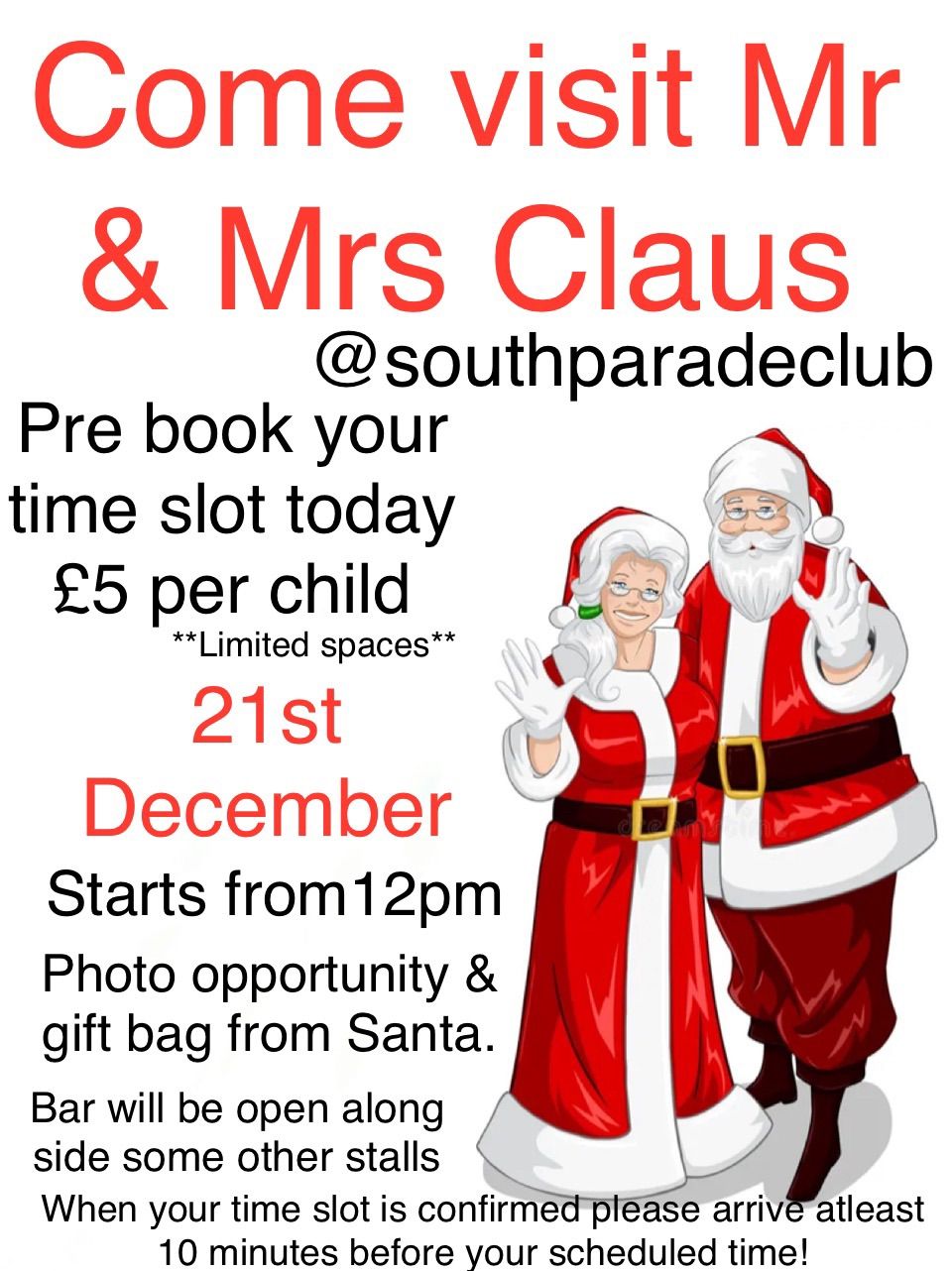 Come see me and Mrs Claus \ud83e\udd36\ud83c\udffc\ud83c\udf85\ud83c\udffc