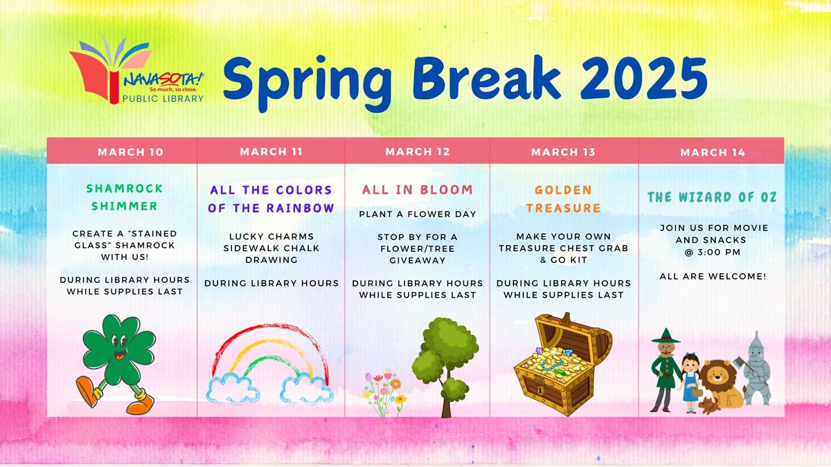 Spring Break Fun at the Library