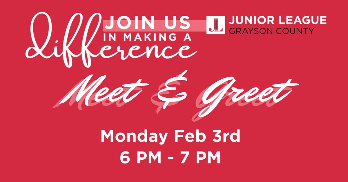 Junior League of Grayson County Meet and Greet