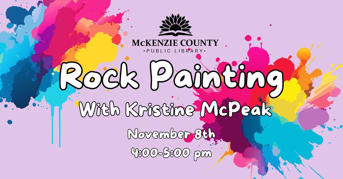 Rock Painting w\/ Kristine McPeak