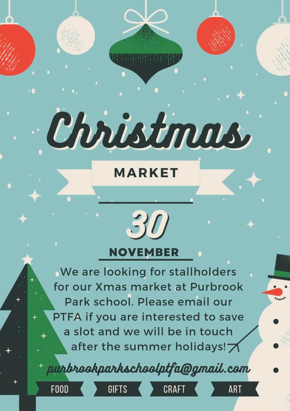 Purbrook Park School Xmas Market