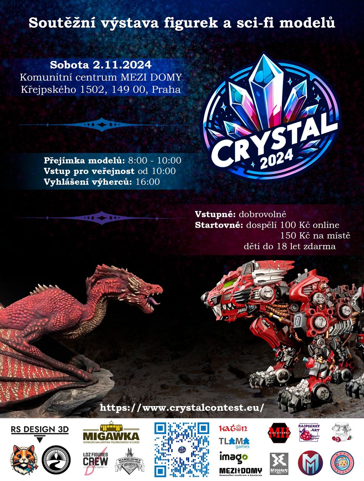 Prvn\u00ed sout\u011b\u017en\u00ed v\u00fdstava figurek a sci-fi model\u016f - Crystal Contest