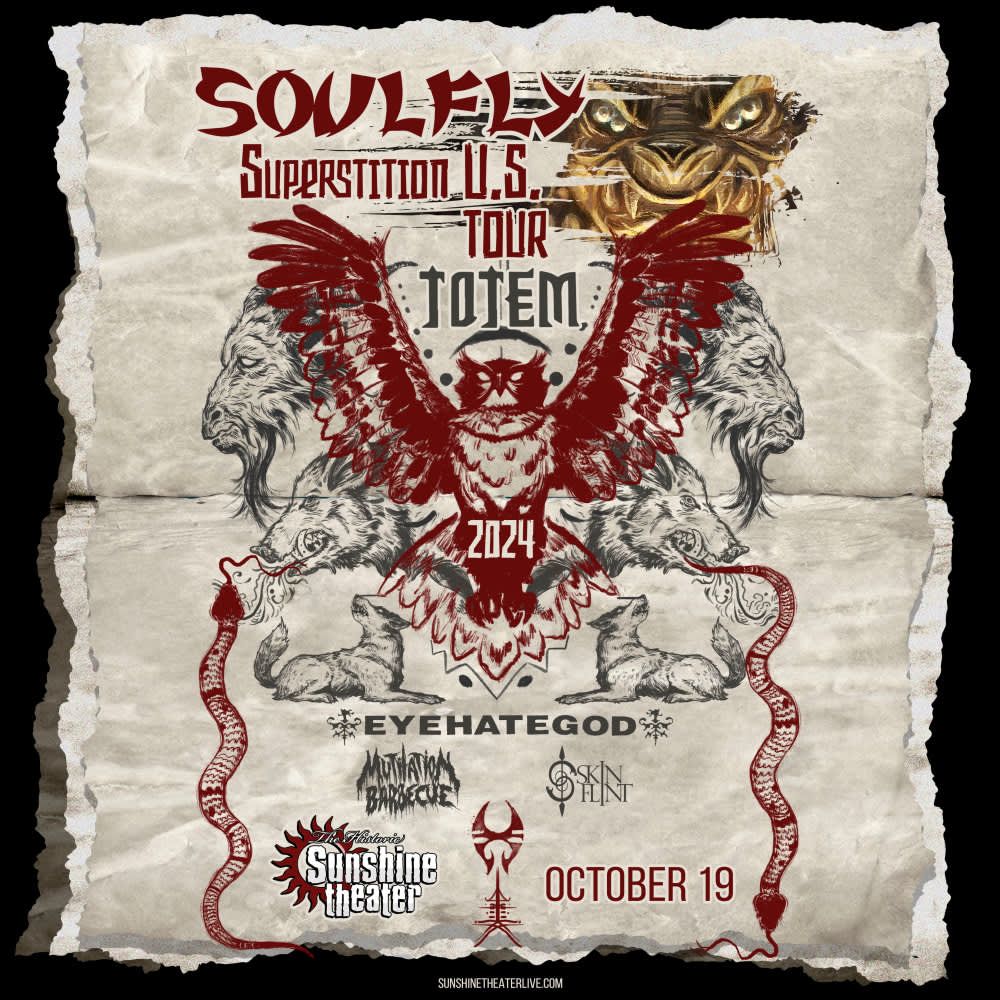 Soulfly  Eyehategod & Skinflint