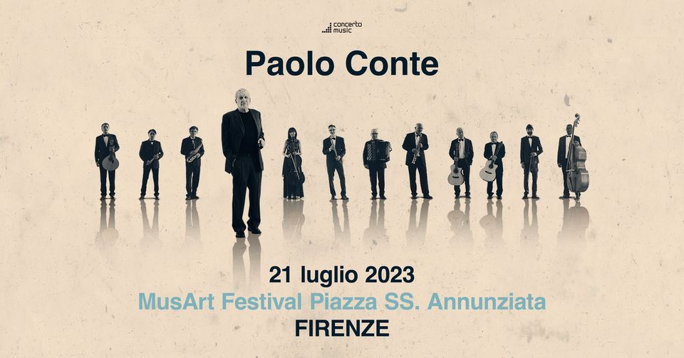 Paolo Conte @ MusArt Festival 2023, Firenze - 21 luglio 2023