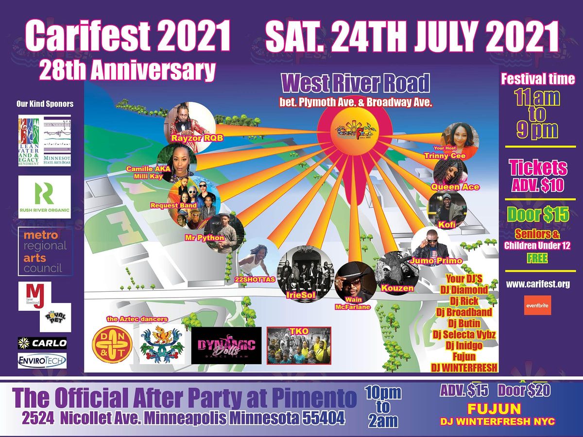 Twin Cities Carifest 2021 After Party, Pimento, Minneapolis, 24 July