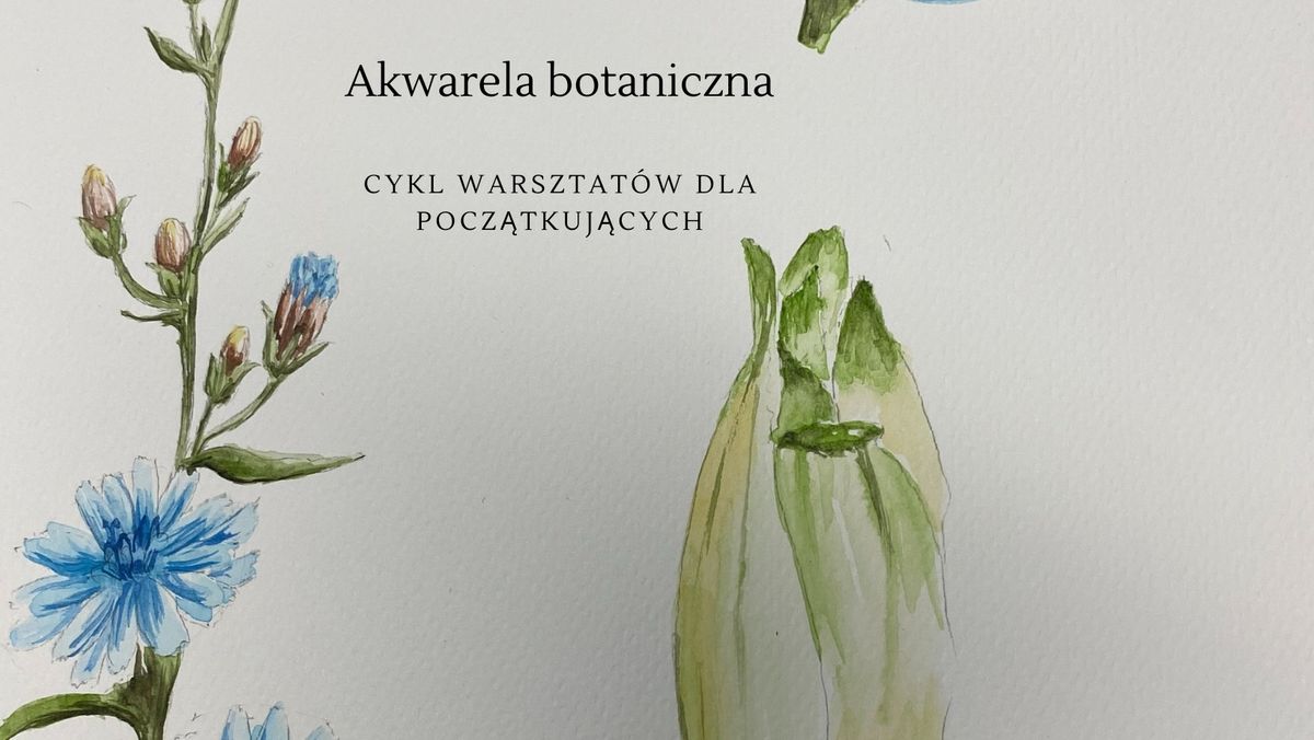 Akwarela botaniczna \/ cykl warsztat\u00f3w dla pocz\u0105tkuj\u0105cych