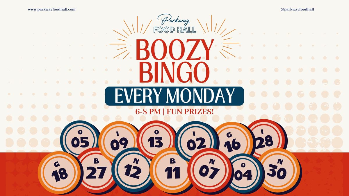 MONDAYS OF BOOZY BINGO\ud83c\udfb1