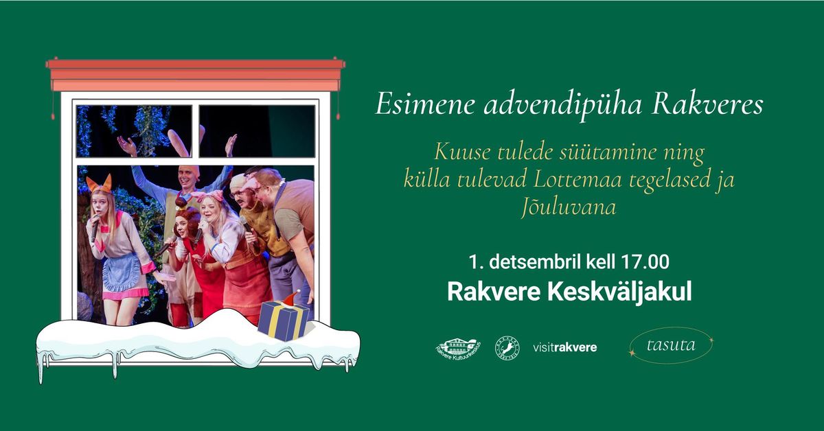 J\u00f5ulutulede s\u00fc\u00fctamine Rakvere Keskv\u00e4ljakul