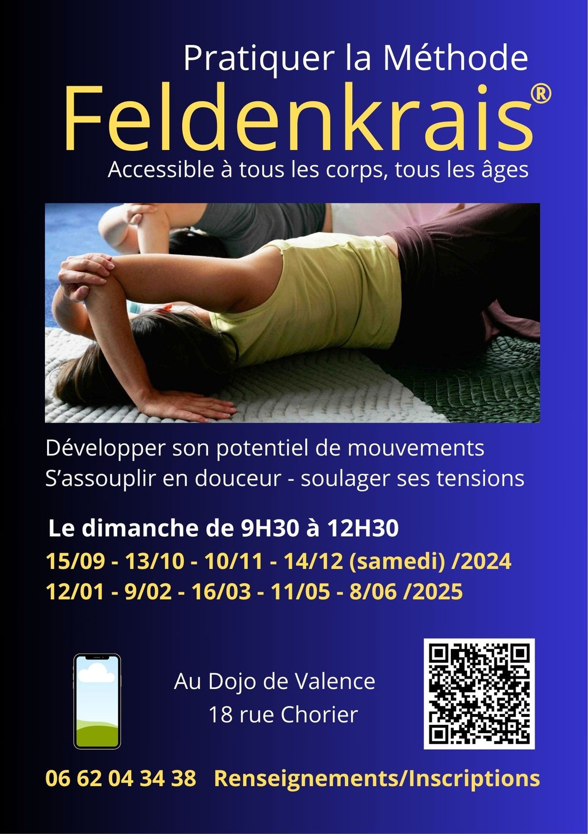 Atelier Feldenkrais\u00ae mensuel \u00e0 Valence Dr\u00f4me