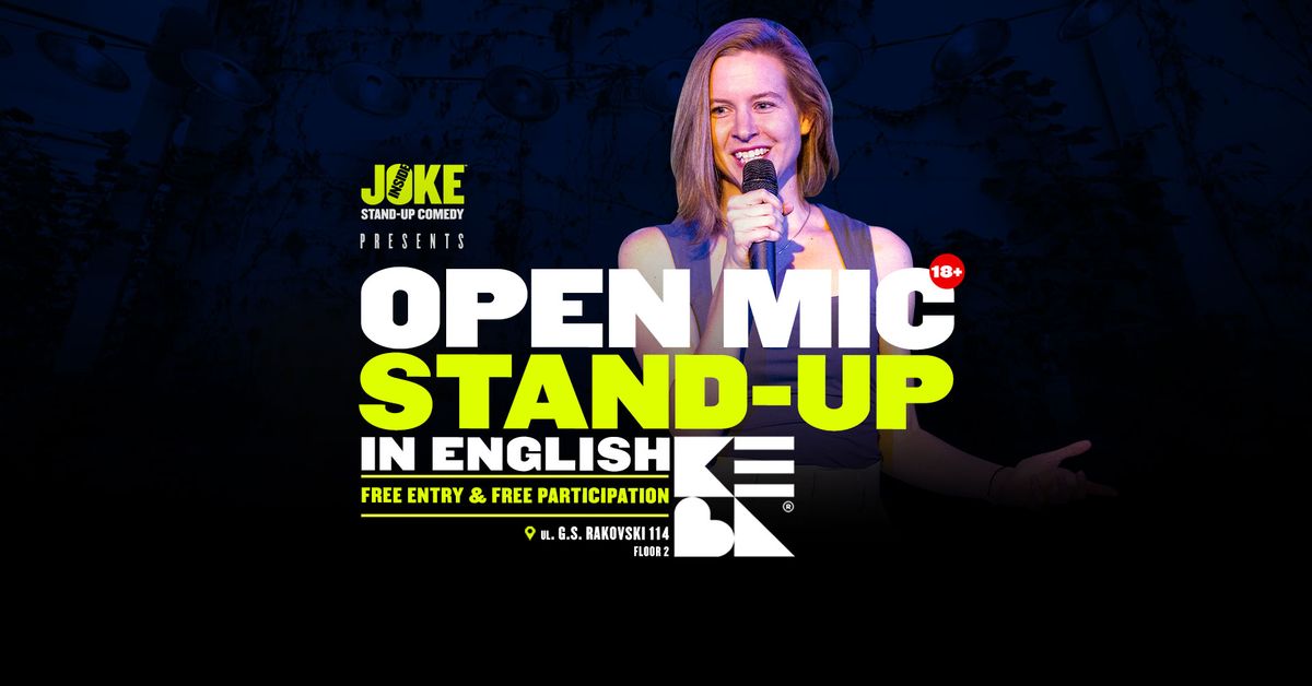 Open Mic Stand-up Comedy in English * Inside Joke x KEVA * JULY 1st