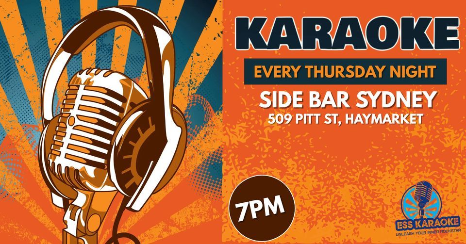 ESS Karaoke at Side Bar, Side Bar, Sydney, 28 July 2022