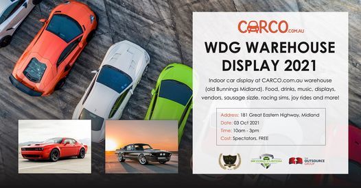 WDG Warehouse Display 2021