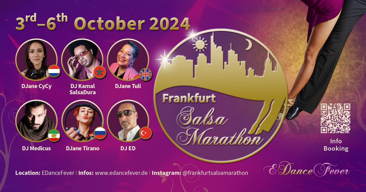 FRANKFURT Salsa Marathon 3rd - 6th October 2024 by EDanceFever