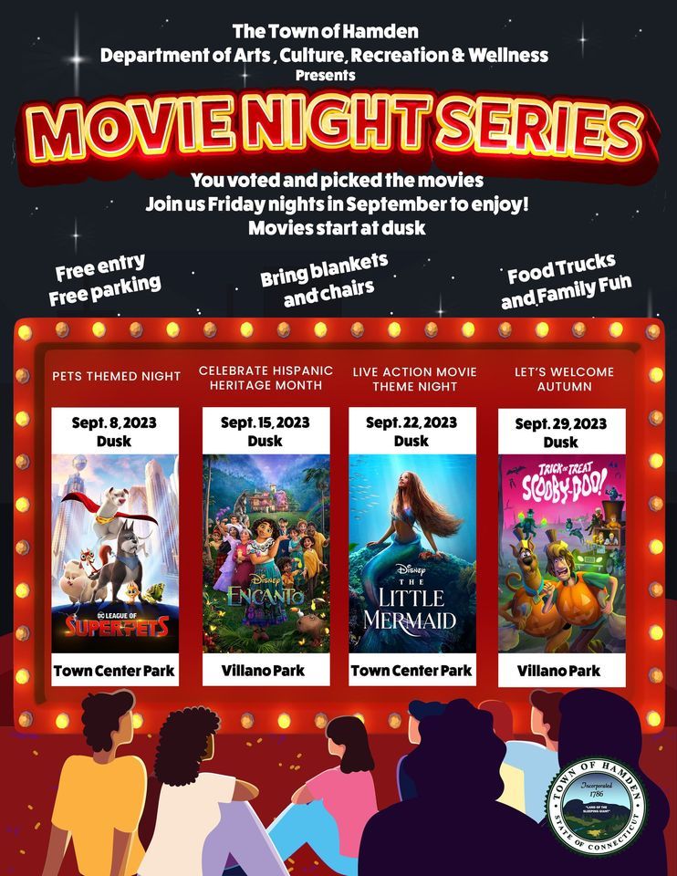 Hamden Movie Night - The Little Mermaid, Hamden Town Center Park, 22 ...