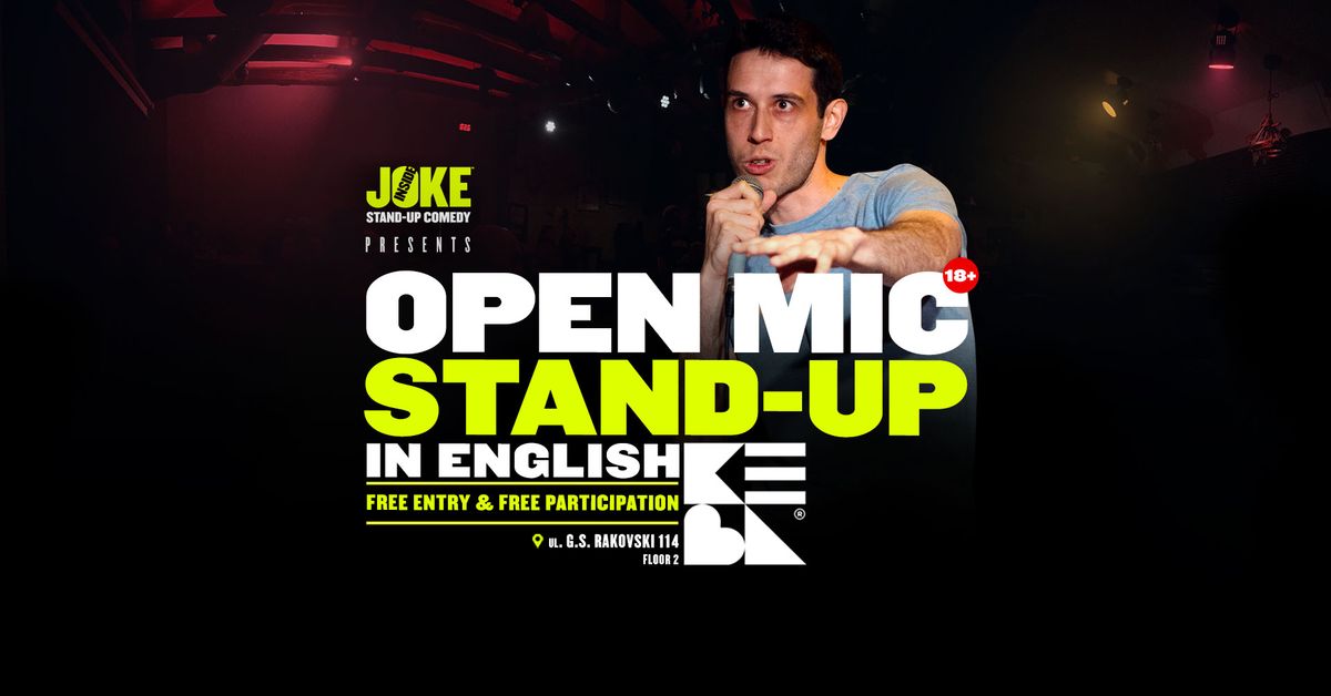 Open Mic Stand-up Comedy in English \/\/ Inside Joke x KEVA \/\/ JAN 20th