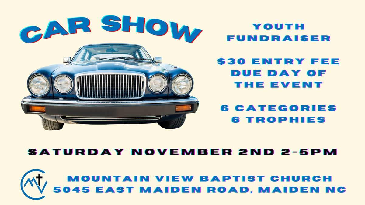 Car Show - Youth Fundraiser 