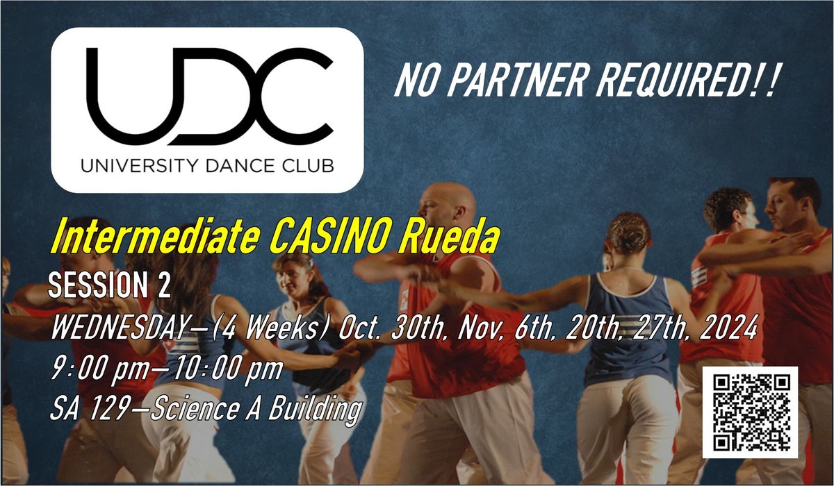 UDC Dance Classes: INTERMEDIATE CASINO RUEDA - FALL SESSION