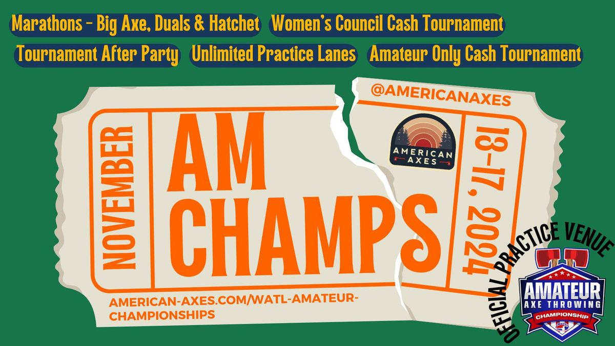 WATL Amateur Championship Weekend