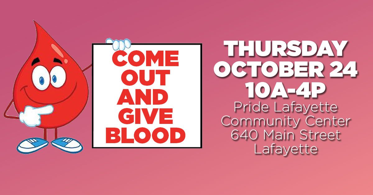 Come Out and Give Blood