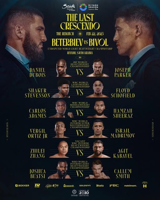 Feb 22nd a fantastic card is shaping up