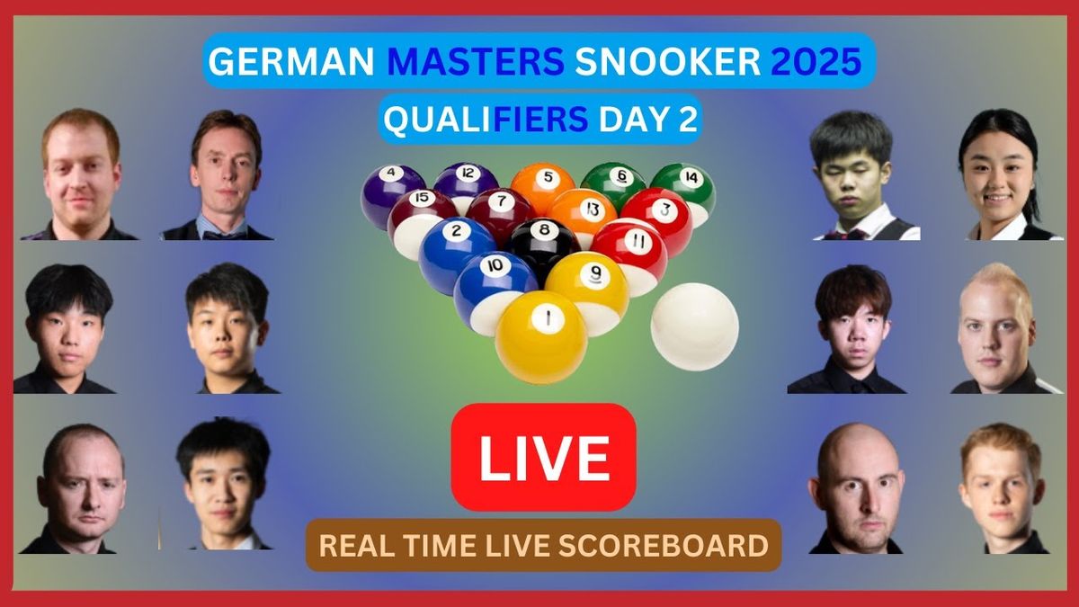 Masters Snooker Germany 2025 - 2. Session