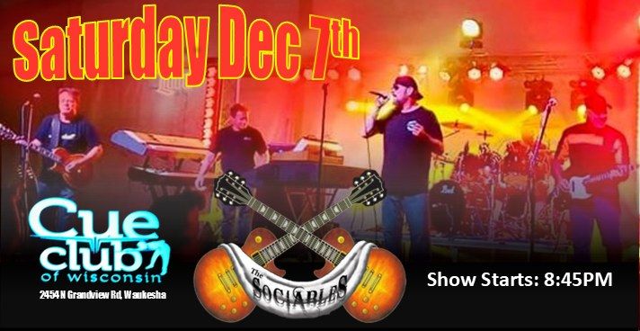 The Sociables Early Christmas Show at Cue Club of Wisconsin 12\/7\/24