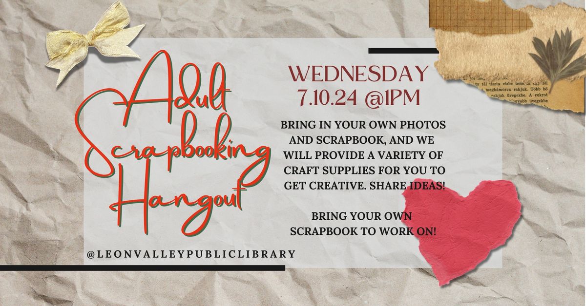 Adult Scrapbooking Hangout