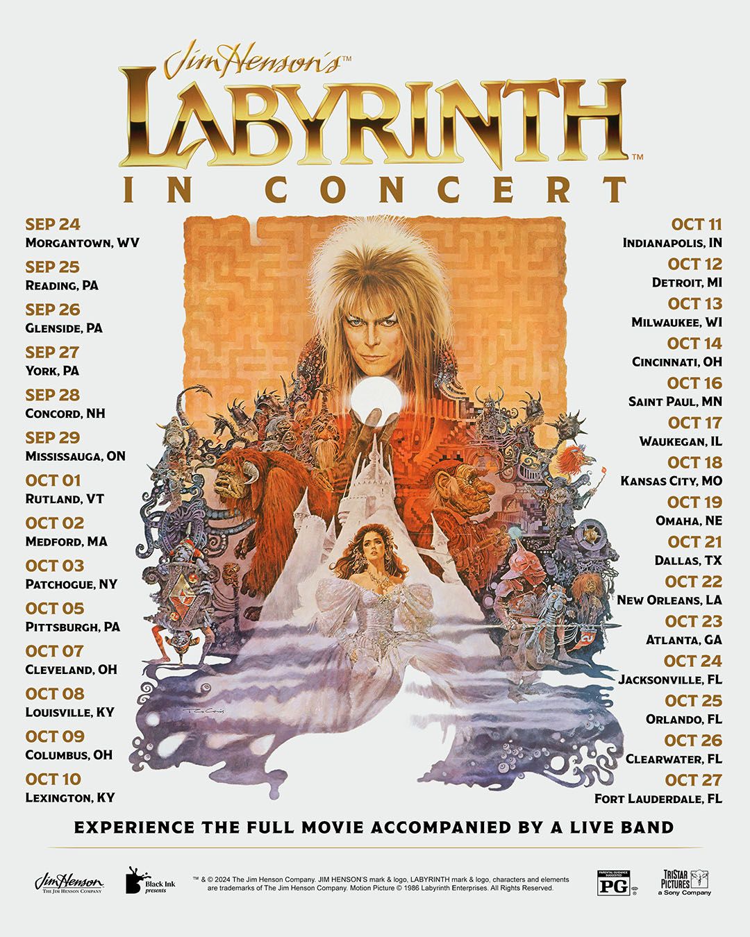 Jim Hensons Labyrinth in Concert at Balboa Theatre - San Diego