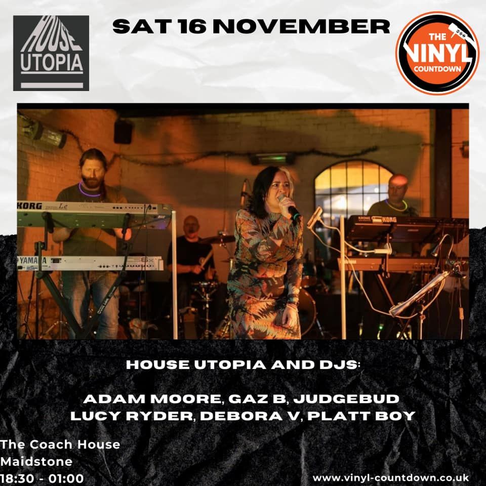 The Vinyl Countdown and House Utopia at the Coach House