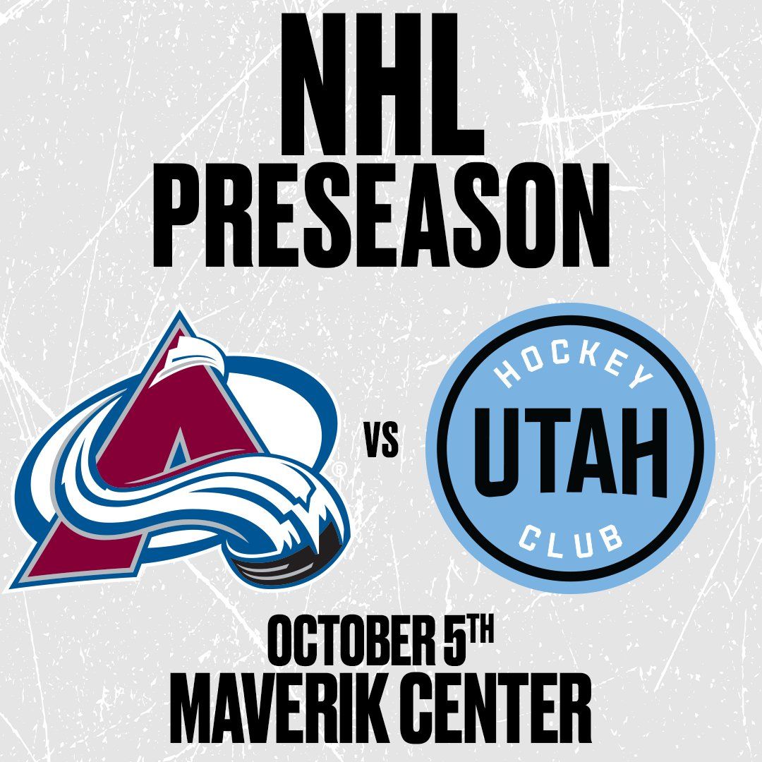 NHL Preseason: Utah Hockey Club vs. Colorado Avalanche