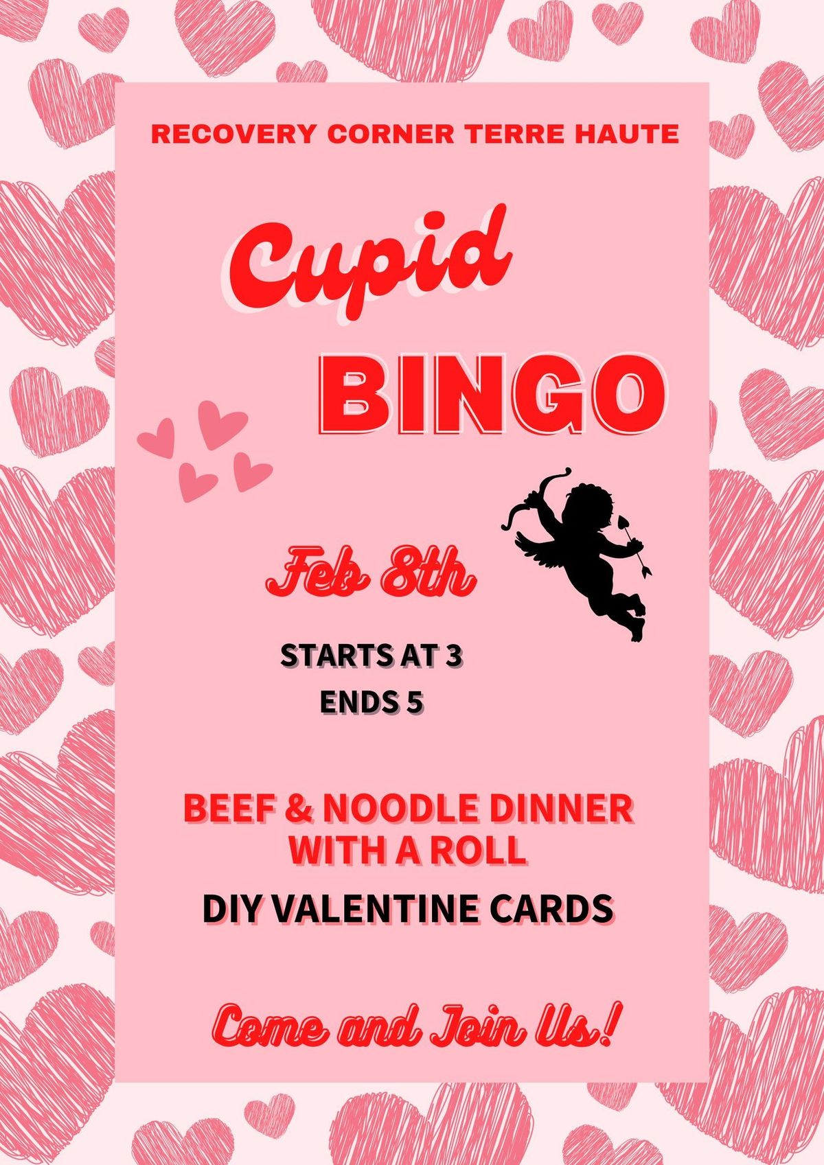 Cupid Bingo Valentine's Event 