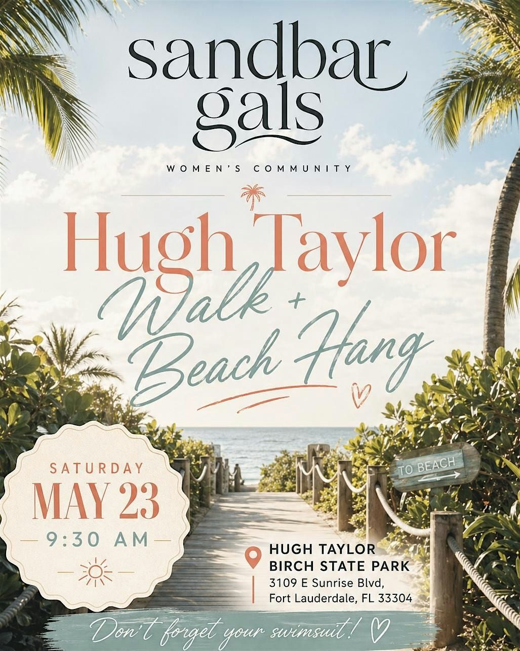 Hugh Taylor Walk + Beach Hang \u2600\ufe0f