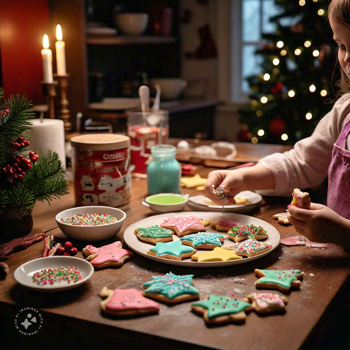 Cookie decorating with Rosie Acre Bakery