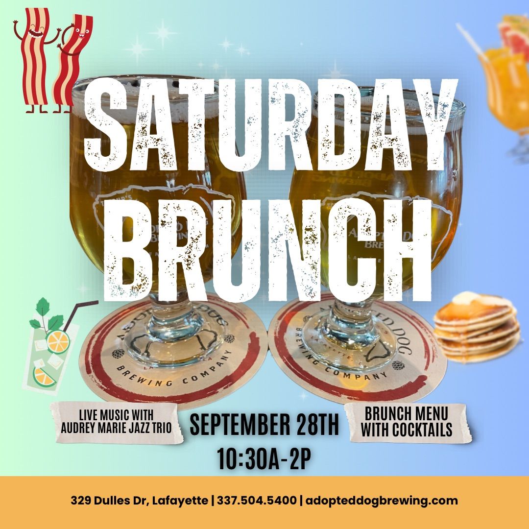 Saturday Pop-Up Brunch with Audrey Marie Jazz Trio LIVE!